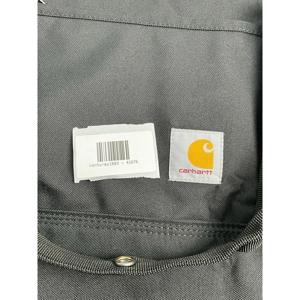 Carhartt Classic 60L Round Duffel Bag Black Heavy-Duty Water-Resistant CB0493